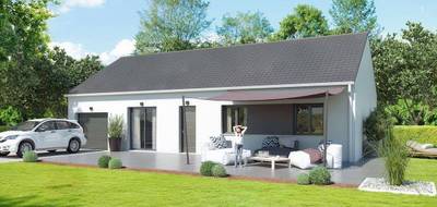 Terrain et maison à Chalmoux en Saône-et-Loire (71) de 91 m² à vendre au prix de 149830€ - 1
