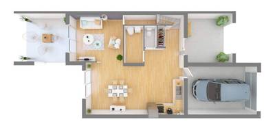 Terrain et maison à Thorée-les-Pins en Sarthe (72) de 115 m² à vendre au prix de 218941€ - 4