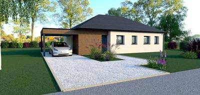 Terrain et maison à Hermaville en Pas-de-Calais (62) de 90 m² à vendre au prix de 256941€ - 1