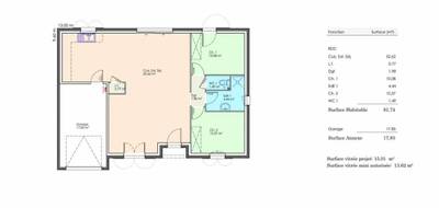 Terrain et maison à Mareuil-sur-Lay-Dissais en Vendée (85) de 90 m² à vendre au prix de 171232€ - 4