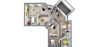 Terrain et maison à Cagnotte en Landes (40) de 146 m² à vendre au prix de 320500€ - 4
