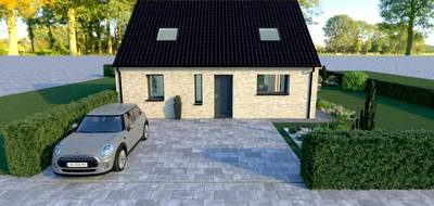 Terrain et maison à Wormhout en Nord (59) de 90 m² à vendre au prix de 196000€ - 2