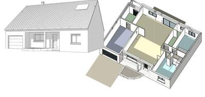 Terrain et maison à Laigné-en-Belin en Sarthe (72) de 104 m² à vendre au prix de 286000€ - 4