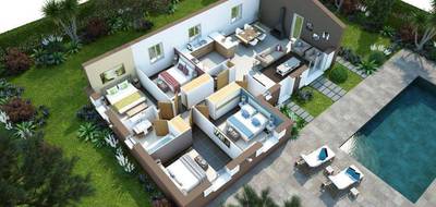 Terrain et maison à Sainte-Anastasie-sur-Issole en Var (83) de 100 m² à vendre au prix de 370000€ - 4