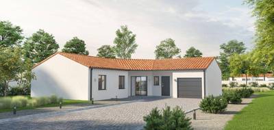 Terrain et maison à Charron en Charente-Maritime (17) de 100 m² à vendre au prix de 247468€ - 1