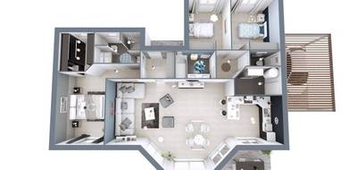 Terrain et maison à Bazas en Gironde (33) de 107 m² à vendre au prix de 292900€ - 4