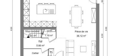 Terrain et maison à Saint-Hilaire-lez-Cambrai en Nord (59) de 100 m² à vendre au prix de 237000€ - 4