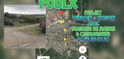 Terrain et maison à Poulx en Gard (30) de 100 m² à vendre au prix de 425000€ - 3
