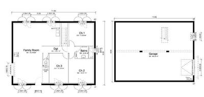 Terrain et maison à Moirans en Isère (38) de 88 m² à vendre au prix de 330000€ - 2