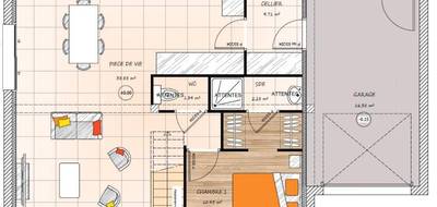 Terrain et maison à Écouflant en Maine-et-Loire (49) de 96 m² à vendre au prix de 263500€ - 4
