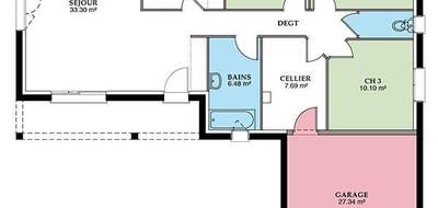 Terrain et maison à Châteauneuf-sur-Cher en Cher (18) de 89 m² à vendre au prix de 151465€ - 4