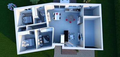 Terrain et maison à Changé en Sarthe (72) de 95 m² à vendre au prix de 350000€ - 3