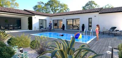 Terrain et maison à Orgnac-l'Aven en Ardèche (07) de 135 m² à vendre au prix de 379800€ - 1
