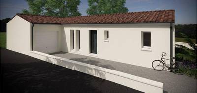 Terrain et maison à Saint-Germain-de-Montbron en Charente (16) de 80 m² à vendre au prix de 224200€ - 2