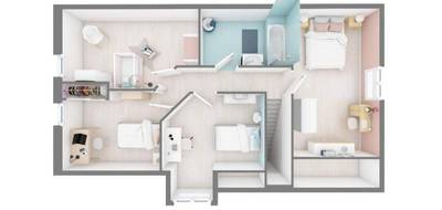 Terrain et maison à Chamblay en Jura (39) de 97 m² à vendre au prix de 209840€ - 4