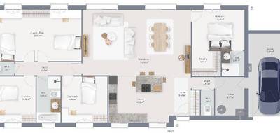 Terrain et maison à Alençon en Orne (61) de 140 m² à vendre au prix de 266100€ - 4