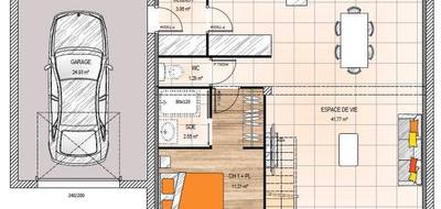 Terrain et maison à Morannes sur Sarthe-Daumeray en Maine-et-Loire (49) de 105 m² à vendre au prix de 257500€ - 4