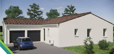Terrain et maison à Cherves-Richemont en Charente (16) de 100 m² à vendre au prix de 254000€ - 2