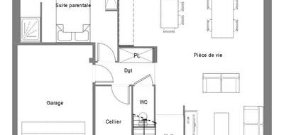 Terrain et maison à Billy-Berclau en Pas-de-Calais (62) de 100 m² à vendre au prix de 255000€ - 4