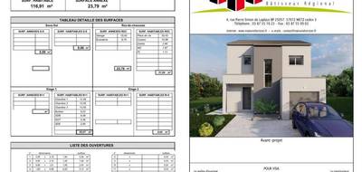 Terrain et maison à Metzeresche en Moselle (57) de 116 m² à vendre au prix de 304800€ - 4