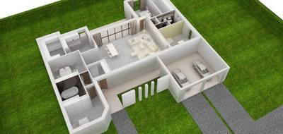 Terrain et maison à Changé en Sarthe (72) de 145 m² à vendre au prix de 389765€ - 4
