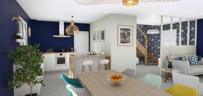 Terrain et maison à Guéreins en Ain (01) de 90 m² à vendre au prix de 282695€ - 2