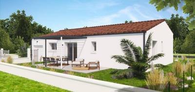 Terrain et maison à Cherves-Richemont en Charente (16) de 90 m² à vendre au prix de 212000€ - 2