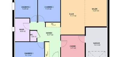 Terrain et maison à Mont-Bonvillers en Meurthe-et-Moselle (54) de 90 m² à vendre au prix de 366000€ - 3