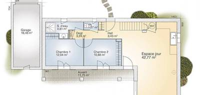 Terrain et maison à Espondeilhan en Hérault (34) de 110 m² à vendre au prix de 370000€ - 4