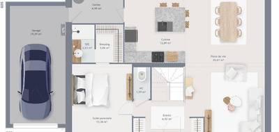Terrain et maison à Faumont en Nord (59) de 155 m² à vendre au prix de 361000€ - 3