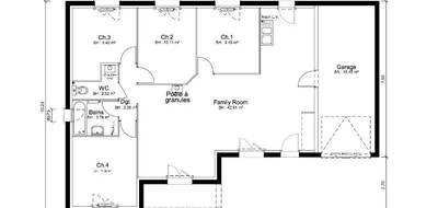 Terrain et maison à Chalamont en Ain (01) de 92 m² à vendre au prix de 258000€ - 3