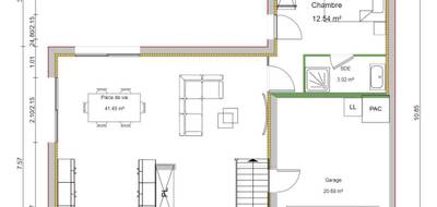 Terrain et maison à Blyes en Ain (01) de 104 m² à vendre au prix de 292000€ - 1