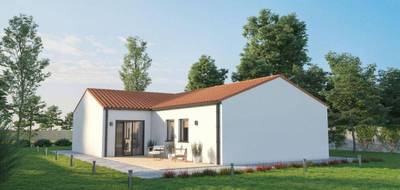 Terrain et maison à Ballon en Charente-Maritime (17) de 90 m² à vendre au prix de 215566€ - 2
