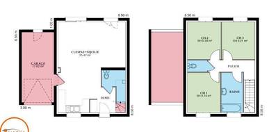 Terrain et maison à Friesen en Haut-Rhin (68) de 84 m² à vendre au prix de 221629€ - 4