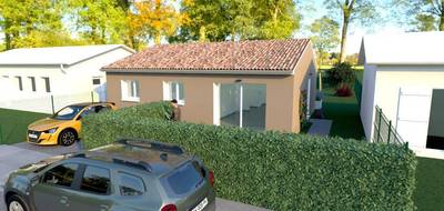 Terrain et maison à Grisolles en Tarn-et-Garonne (82) de 73 m² à vendre au prix de 212000€ - 1