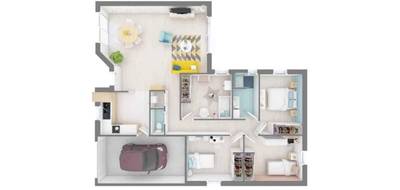 Terrain et maison à Cusset en Allier (03) de 109 m² à vendre au prix de 309700€ - 4