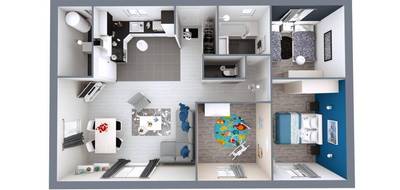 Terrain et maison à Mios en Gironde (33) de 80 m² à vendre au prix de 318000€ - 3