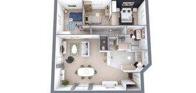 Terrain et maison à Cagnotte en Landes (40) de 90 m² à vendre au prix de 220800€ - 3