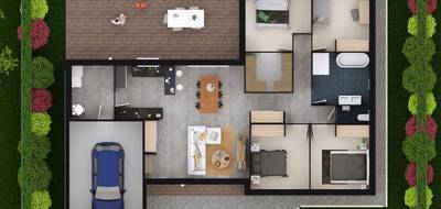 Terrain et maison à Baugy en Cher (18) de 117 m² à vendre au prix de 228700€ - 4