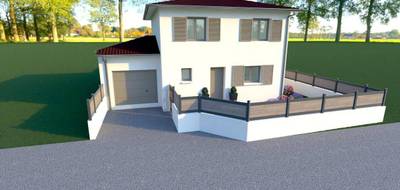 Terrain et maison à L'Isle-d'Abeau en Isère (38) de 92 m² à vendre au prix de 307000€ - 1