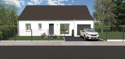 Terrain et maison à Saint-Flovier en Indre-et-Loire (37) de 81 m² à vendre au prix de 170500€ - 2