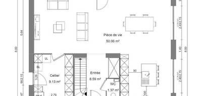 Terrain et maison à Clary en Nord (59) de 130 m² à vendre au prix de 265000€ - 4