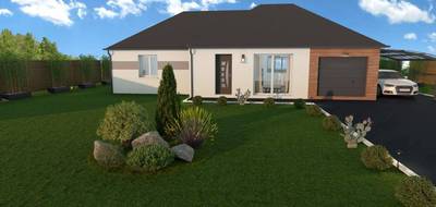 Terrain et maison à Civray-de-Touraine en Indre-et-Loire (37) de 95 m² à vendre au prix de 294250€ - 1