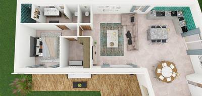 Terrain et maison à Rians en Var (83) de 120 m² à vendre au prix de 520000€ - 3