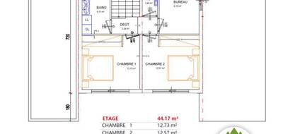 Terrain et maison à Saint-André-de-Corcy en Ain (01) de 122 m² à vendre au prix de 510000€ - 3