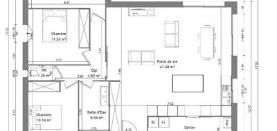 Terrain et maison à Chançay en Indre-et-Loire (37) de 110 m² à vendre au prix de 292000€ - 4
