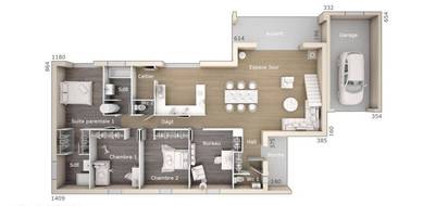 Terrain et maison à Montpellier en Hérault (34) de 130 m² à vendre au prix de 667500€ - 3