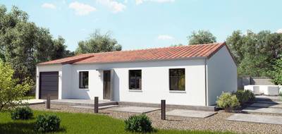 Terrain et maison à Saint-Maixent-sur-Vie en Vendée (85) de 82 m² à vendre au prix de 234055€ - 1