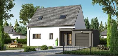 Terrain et maison à Loperhet en Finistère (29) de 95 m² à vendre au prix de 353671€ - 1