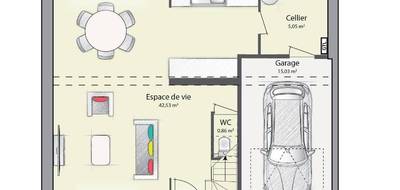 Terrain et maison à Fécamp en Seine-Maritime (76) de 109 m² à vendre au prix de 249000€ - 4